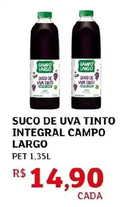Assaí Atacadista Suco de uva tinto integral campo largo oferta