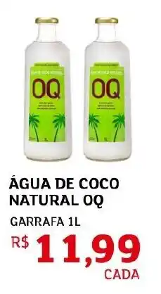 Assaí Atacadista Água de coco natural oq garrafa oferta