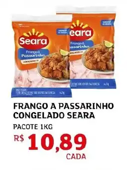 Assaí Atacadista Frango a passarinho congelado seara oferta