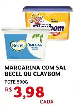Assaí Atacadista Margarina com sal becel ou claybom oferta