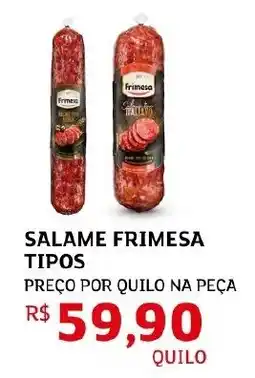 Assaí Atacadista Salame frimesa tipos oferta