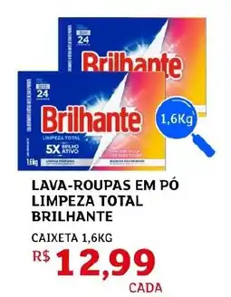 Assaí Atacadista Lava-roupas em pó limpeza total brilhante oferta