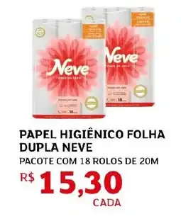 Assaí Atacadista Papel higiênico folha dupla neve oferta