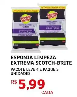 Assaí Atacadista Esponja limpeza extrema scotch-brite oferta