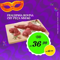 Supermercados Pague Menos Fraldinha bovina cry oferta