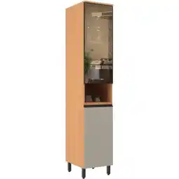 Benoit Paneleiro de Cozinha Andria Móveis Sul 40cm com Vidro 2 Portas oferta