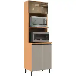 Benoit Torre Quente Andria Moveis Sul 2 Fornos e com Porta de Vidro oferta