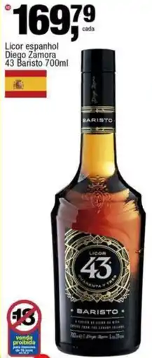 Frangolândia Licor espanhol Diego Zamora 43 Baristo oferta