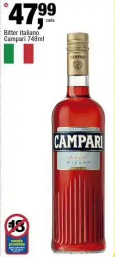 Frangolândia Bitter italiano Campari oferta