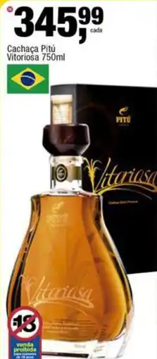 Frangolândia Cachaça Pitú Vitoriosa oferta