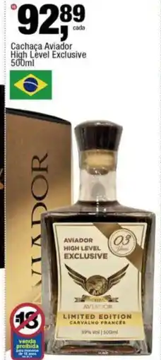 Frangolândia Cachaça Aviador High Level Exclusive oferta