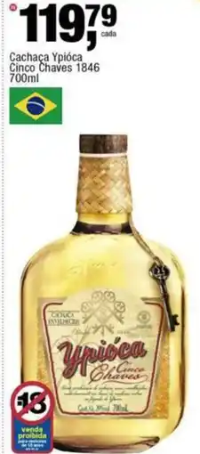 Frangolândia Cachaça Ypióca Cinco Chaves 1846 oferta