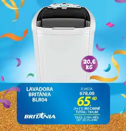 Lojas Cem Lavadora britânia blr04 oferta