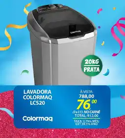 Lojas Cem Lavadora colormaq lcs20 oferta