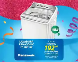 Lojas Cem Lavadora panasonic f150b1w oferta