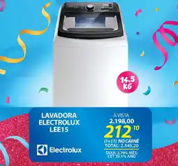 Lojas Cem Lavadora electrolux lee15 oferta
