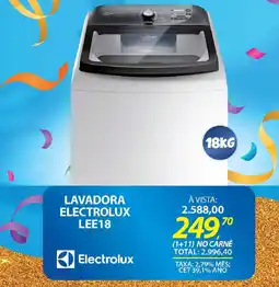 Lojas Cem Lavadora electrolux lee18 oferta