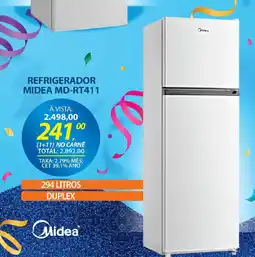 Lojas Cem Refrigerador midea md-rt411 oferta