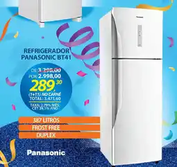 Lojas Cem Refrigerador panasonic bt41 oferta