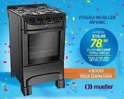 Lojas Cem Fogão mueller mf14bc oferta