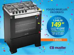 Lojas Cem Fogão mueller decorato oferta
