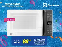 Lojas Cem Micro-ondas electrolux me36b oferta