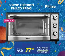 Lojas Cem Forno elétrico philco pfe65 oferta