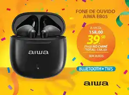 Lojas Cem Fone de ouvido aiwa eb05 oferta