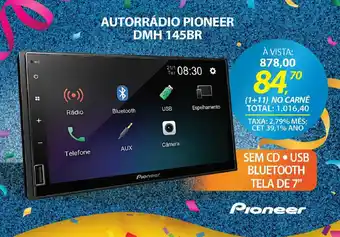 Lojas Cem Autorrádio pioneer dmh 145br oferta