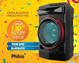 Lojas Cem Caixa acústica philco pcx7100 oferta