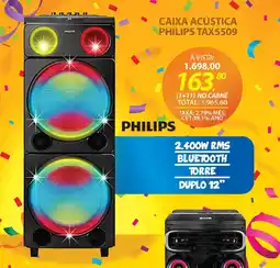 Lojas Cem Caixa acústica philips tax5509 oferta
