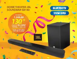 Lojas Cem Home theater jbl soundbar sb180 oferta