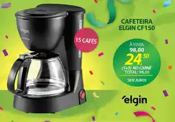 Lojas Cem Cafeteira elgin cf150 oferta