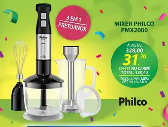 Lojas Cem Mixer philco pmx2000 oferta