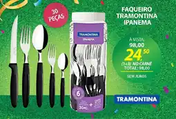 Lojas Cem Faqueiro tramontina ipanema oferta