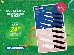 Lojas Cem Jogo de facas tramontina plenus oferta