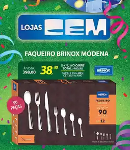 Lojas Cem Faqueiro brinox modena oferta
