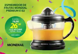 Lojas Cem Espremedor de frutas mondial premium e-02 oferta