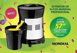 Lojas Cem Extrator de sucos mondial profissional oferta