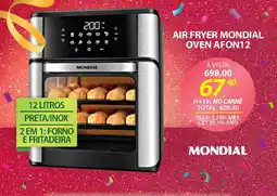 Lojas Cem Air fryer mondial oven afon12 oferta