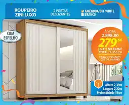 Lojas Cem Roupeiro zini luxo oferta