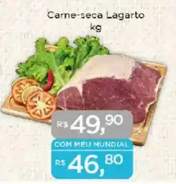 Supermercados Mundial Carne-seca Lagarto oferta