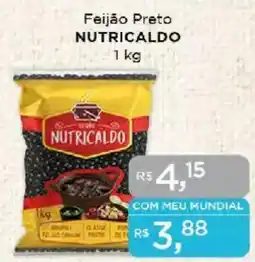 Supermercados Mundial Feijão Preto NUTRICALDO oferta
