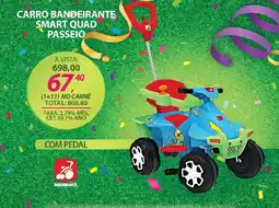 Lojas Cem Carro bandeirante smart quad passeio oferta