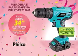 Lojas Cem Furadeira e parafusadeira philco ppf120m oferta