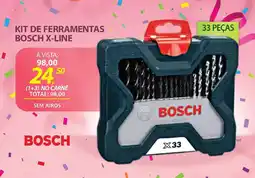 Lojas Cem Kit de ferramentas bosch x-line oferta