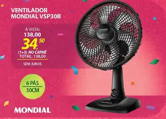 Lojas Cem Ventilador mondial vsp30b oferta