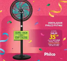 Lojas Cem Ventilador philco pvt466 oferta
