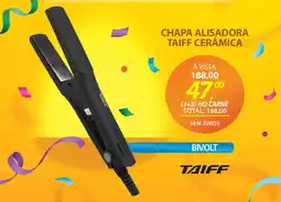 Lojas Cem Chapa alisadora taiff cerâmica oferta