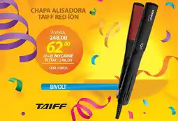 Lojas Cem Chapa alisadora taiff red íon oferta